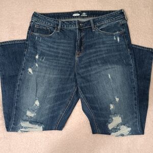 Old Navy Medium Blue Boyfriend Jeans